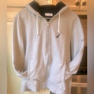 Nautica Mens zip up hoodie sweatshirt EUC *Final Price*